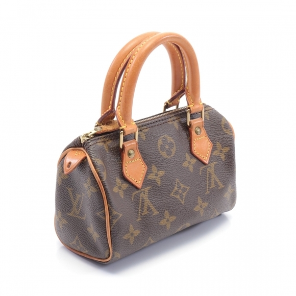 Louis Vuitton Mini Speedy Monogram Handbag Brown - Picture 1 of 7